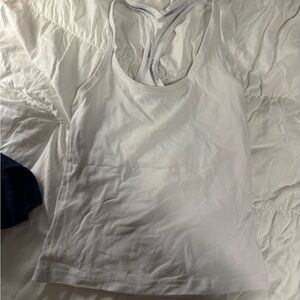Lululemon Athletica White Tank Top